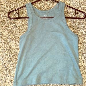 Aerie cropped green tank